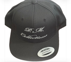 Premium Gray  P.M.Collections Snap Back Hat