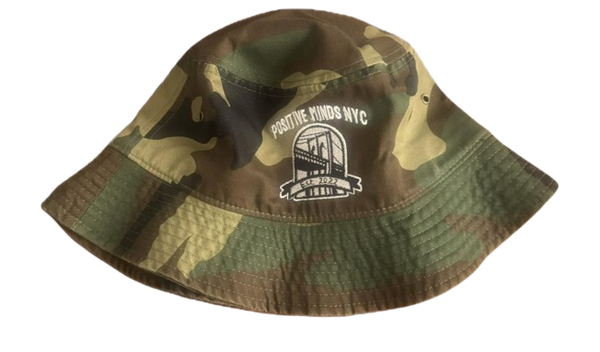 Positive Minds NYC Camouflage Bucket Hat